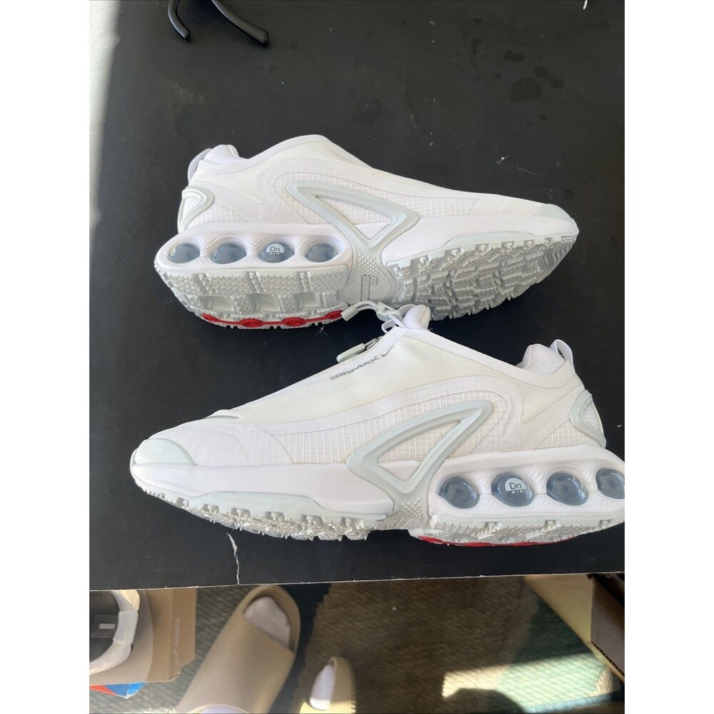 Size 8 - Nike Air Max Dn Roam White Off White Metallic Silver